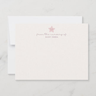 Invitation Little Star Nursery Stationery Note Card