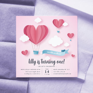 Invitation Little Sweetheart Anniversaire de enfant Party