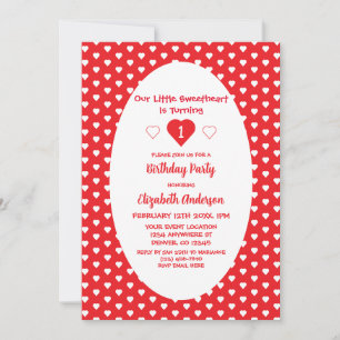 Invitation Little Sweethee 1er anniversaire