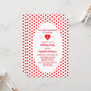 Invitation Little Sweethee 1er anniversaire