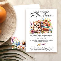 Livre Baby shower Cute Owl et livres Nouveau chapi