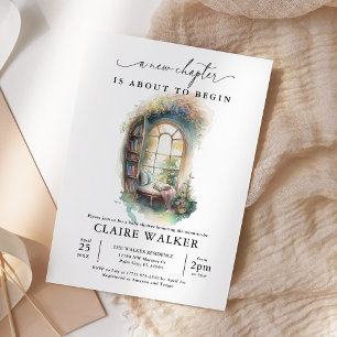 Invitation Livre D'Histoire Un Nouveau Chapitre Livre Baby sh
