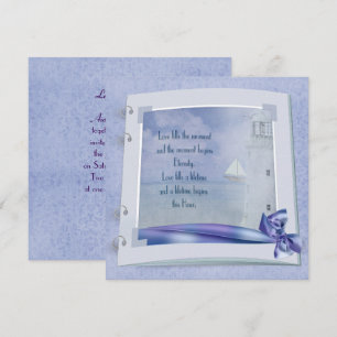 Invitation Livre Mariage nautique