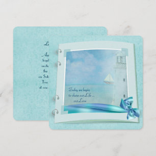 Invitation Livre Mariage phare