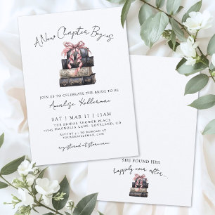 Invitation Livre Nouveau Chapitre Arc Fête de Mariage