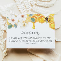 Livres abeille miel floral pour bébé encart