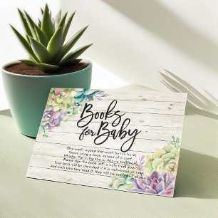 Invitation Livres baby showers pour bébé / Apporter un livre 