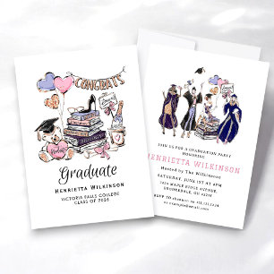 Invitation Livres Dessinés à la Main pour la Réussite aux Étu