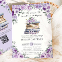 Livres Fleuris Violets Nouveau Chapitre Enterremen
