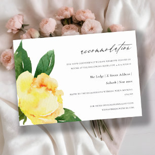 INVITATION LOGEMENT FORAL JAUNE ET CHAUD EN COULEUR D'EAU
