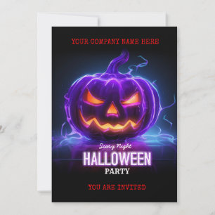 Invitation Logo de fête d'Halloween pour les entreprises