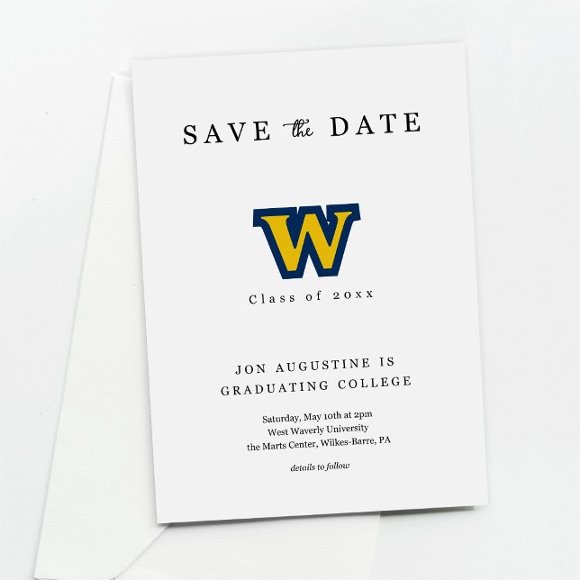 Invitation Logo de l'école secondaire du collège Diplôme Enre (Créateur téléchargé)
