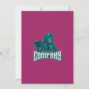 Invitation Logo de l'équipe Sky Air Force   Conception Heroic