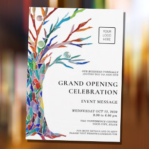 Invitation Logo pour l'ouverture d'entreprise