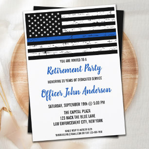Invitation Loi sur la retraite de la police Exécution de la l