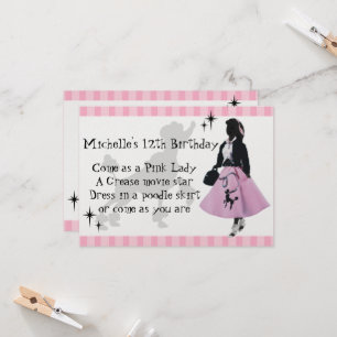 Invitation Loisirs en jupe de caniche