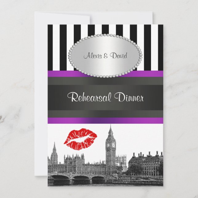 Invitation London Skyline BW Strp Purple Kiss P Rehearal (Devant)