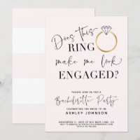 Look Engagé Futur Mme Ring Bachelorette Party