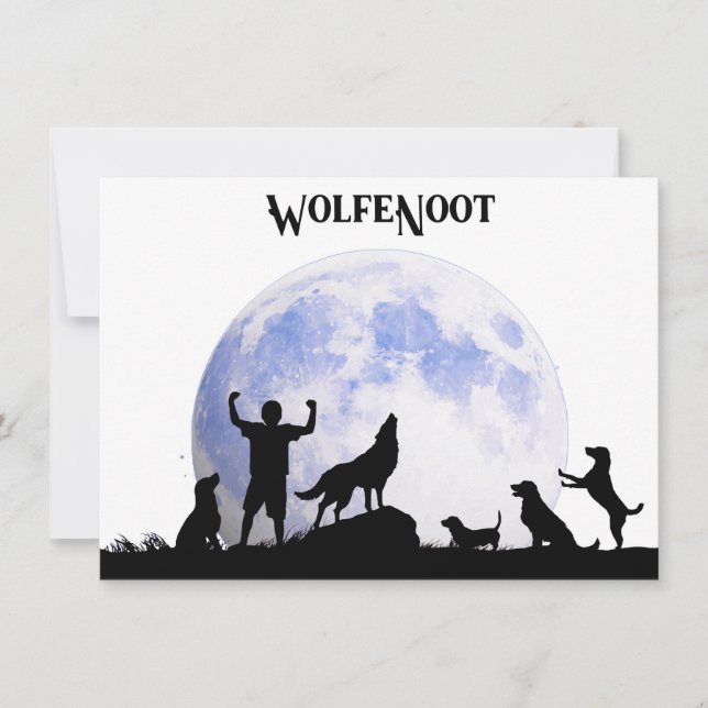 Invitation Loup-garou (Devant)