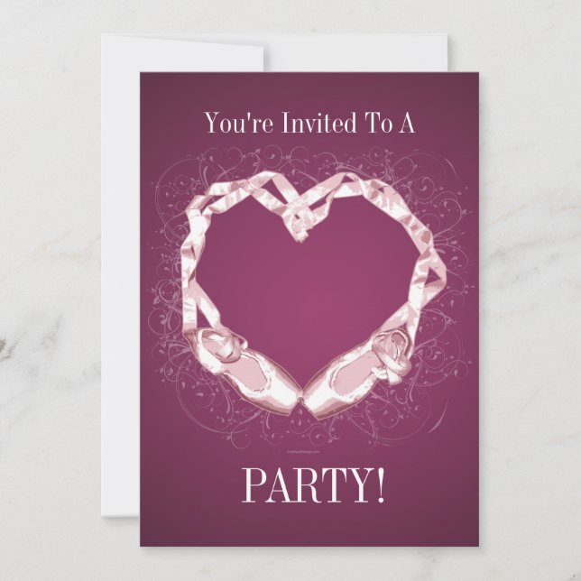 Invitation Love Ballet (Devant)