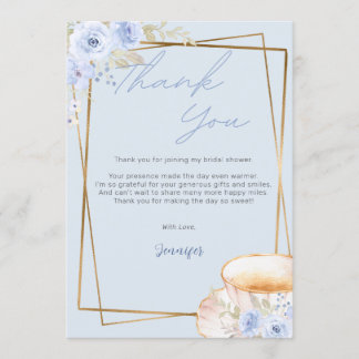 Invitation Love Brewing Tea Thank You Bridal Shower Wedding