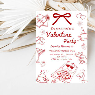 Invitation Love & Hearts Fête de la Saint-Valentin
