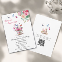 Love is Brewing Code QR Fête de Mariage Tasse de T