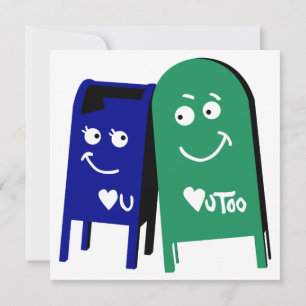 Invitation love mailboxes : je vous aime