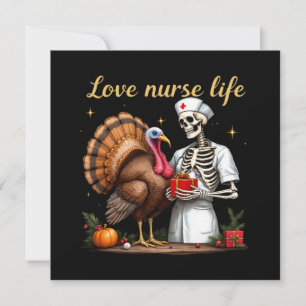 Invitation Love Nurse Life Célébrez votre passion pour les so