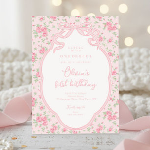 Invitation Love Shack Arc Petit Miss Merveilleux 1er Annivers