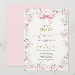 Invitation Love Shack Fiance Fête des mariées