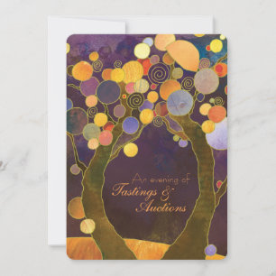 Invitation Love Trees Charity Collecte de fonds Enchères Dîne