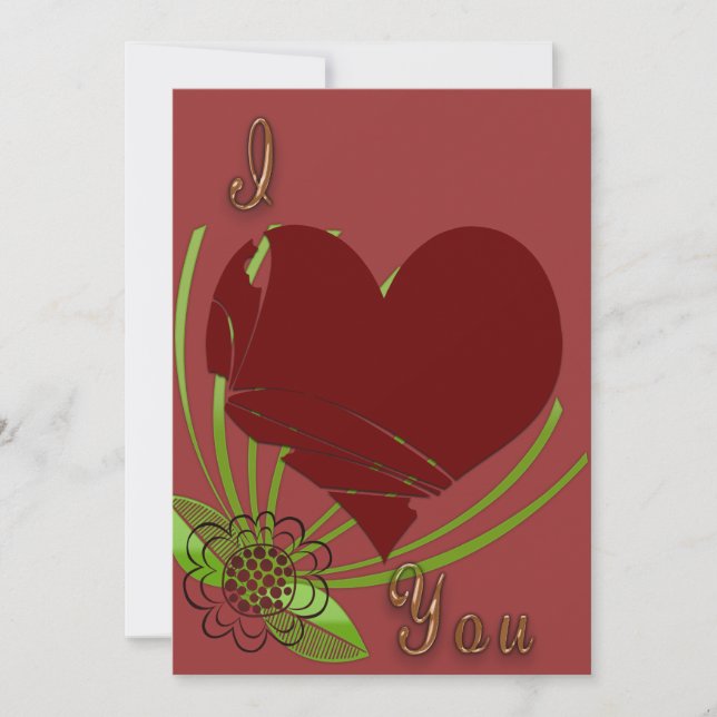 Invitation Love Valentine (Devant)