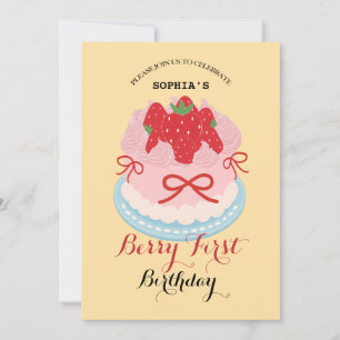 Invitation Lovely Berry fête d'anniversaire