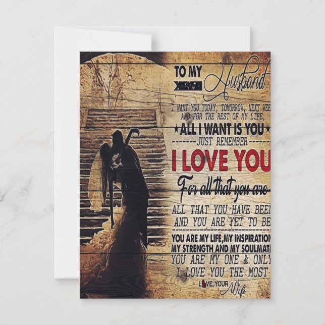 Invitation Lovely Quotes To My Husband | Husband Present (Devant)