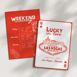 Invitation Lucky in Love Las Vegas Girls' Trip Bachelorette