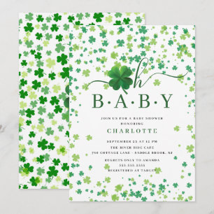 Invitation Lucky Little One Baby shower