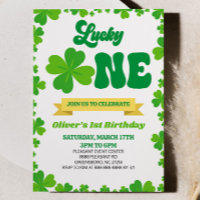 Lucky ONE St. Patrick's Day 1er Anniversaire