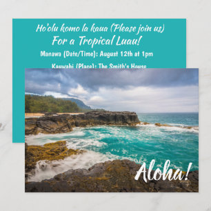 Invitation Lumaha'i Beach, Kauai, Hawaii