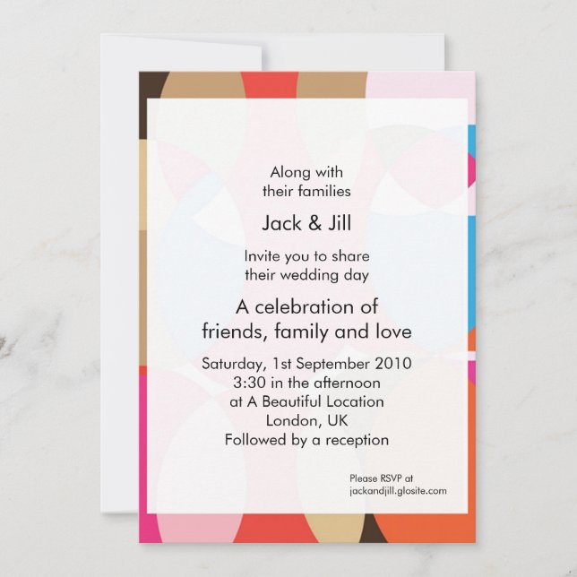 Invitation Lumières 5x7 (Devant)