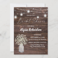 Lumières de bois et de ficelle Gypsophile Shower d