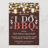 Lumières en bois marron JE FAIS DU BBQ Fête de fia