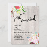 Lumières Florales Bohème Bois Rustique Mariage Jus
