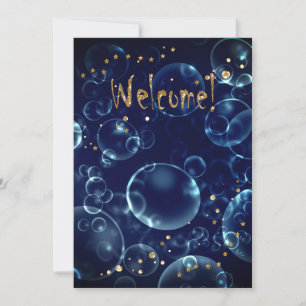 Invitation Lumineuses lentilles mythiques bokeh effet bulles