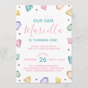 Invitation L'un des Anniversaires