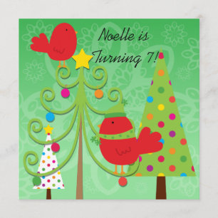 Invitation lunatique de fête d'anniversaire de