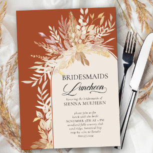 Invitation Luncheon de demoiselles d'honneur sous l'arche bot