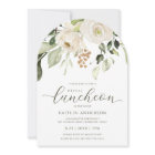 Luncheon de Noces Fleurs et Feuillage Blanc
