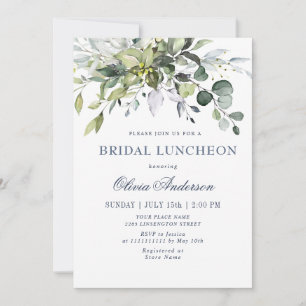 Invitation LUNCHEON Eucalyptus simple et élégant