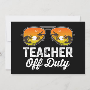 Invitation Lunettes de soleil de professeur hors service dern